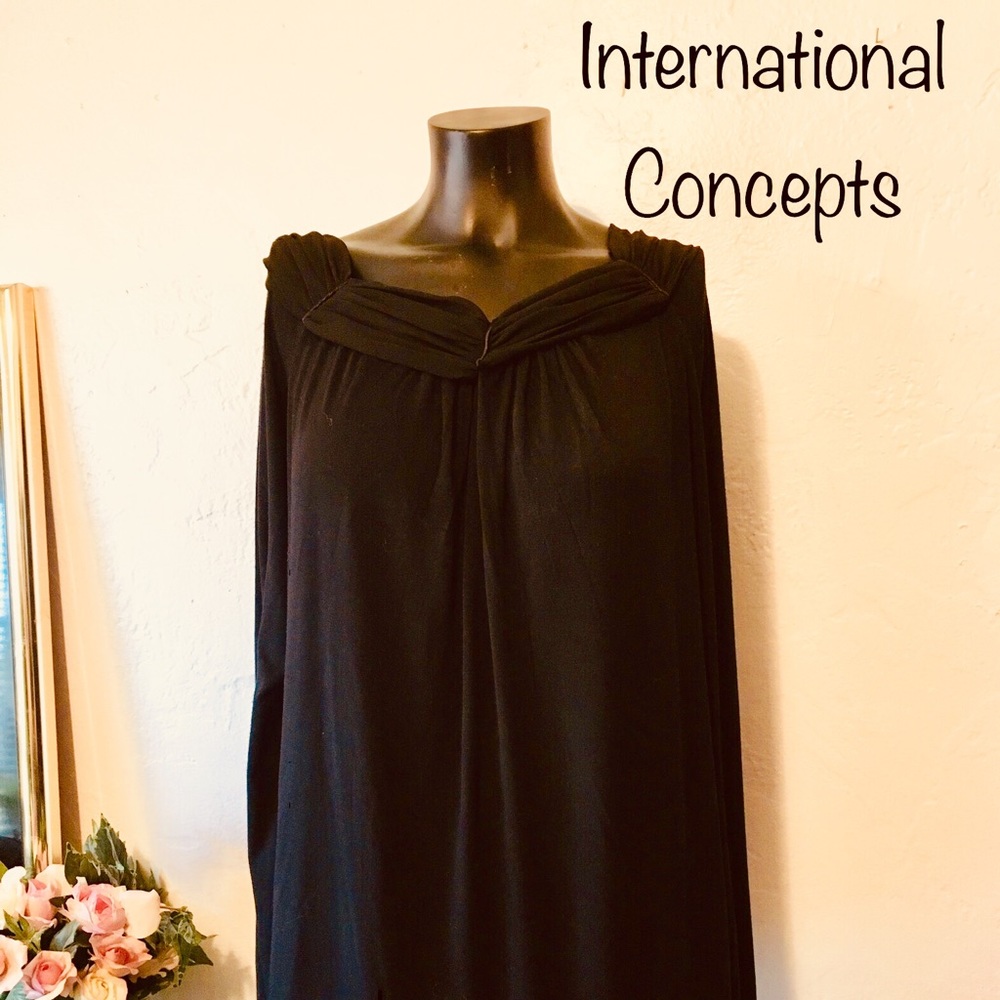 International Concepts Vintage Back Tie Blouse